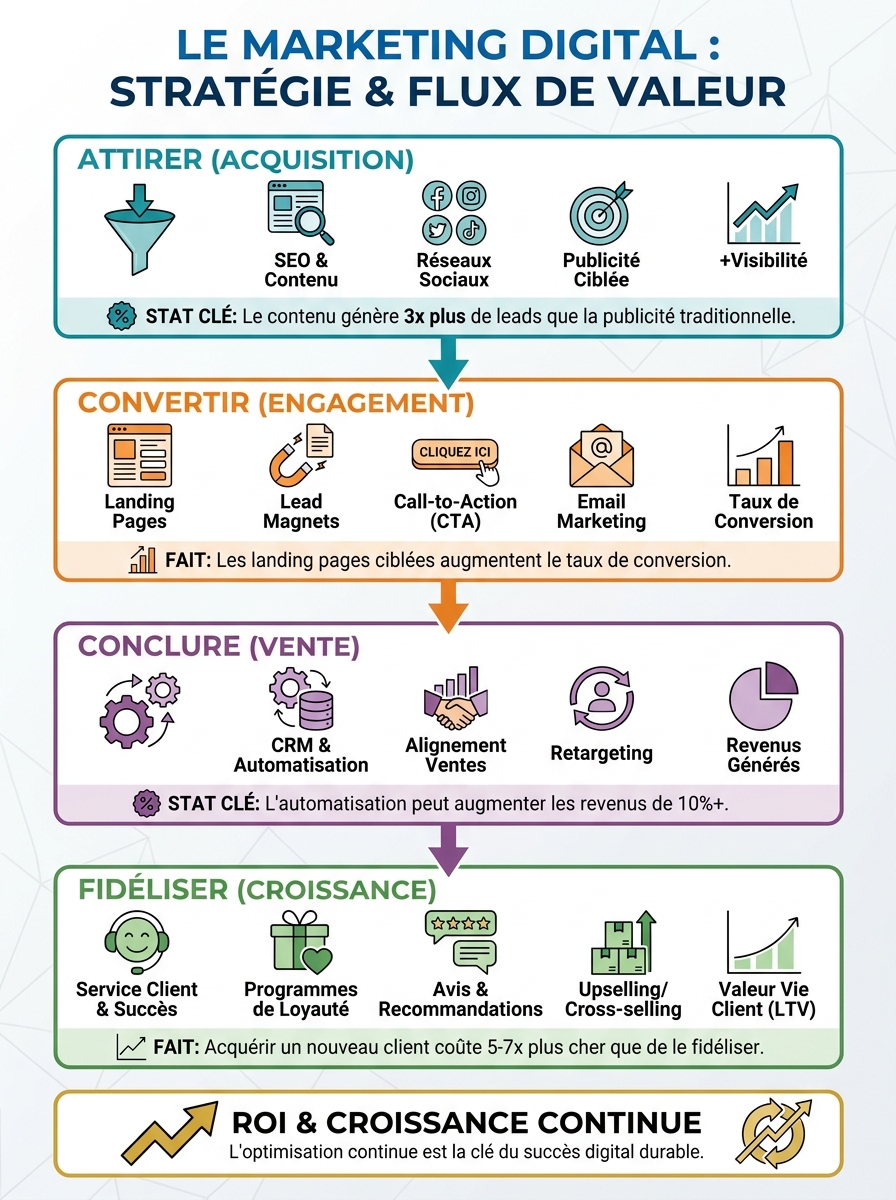Infographie marketing digital